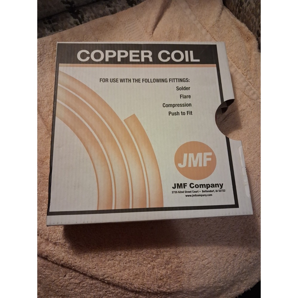 Lot Of 2 Boxxes Of Cooper Coil JMF COMPANY 1/4 OD Type UT X 10ft 23050 Total Of
